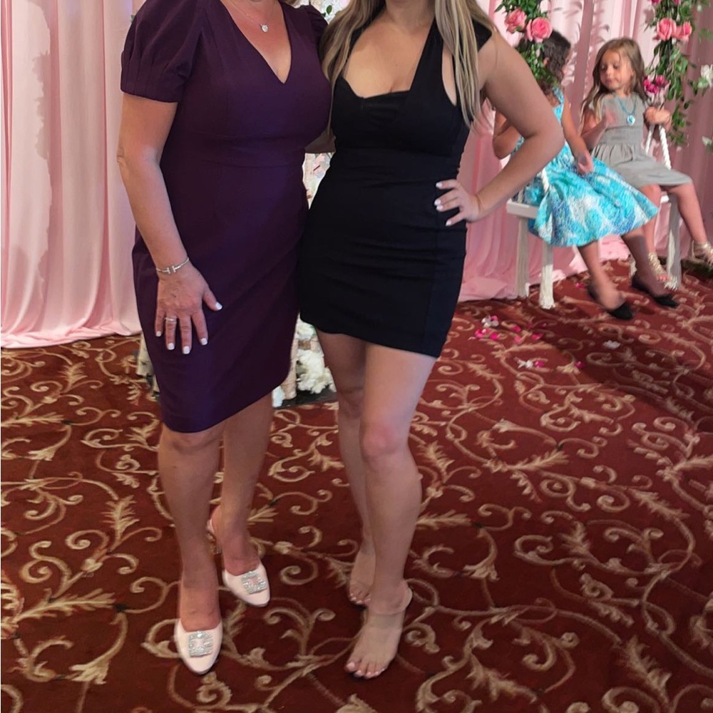 Black halter dress from revolve